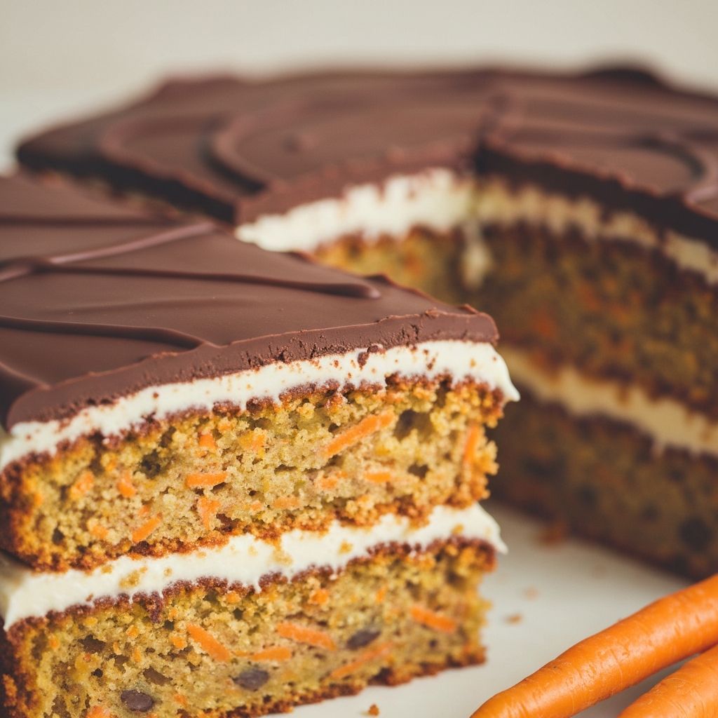 Bolo de Cenoura com Cobertura